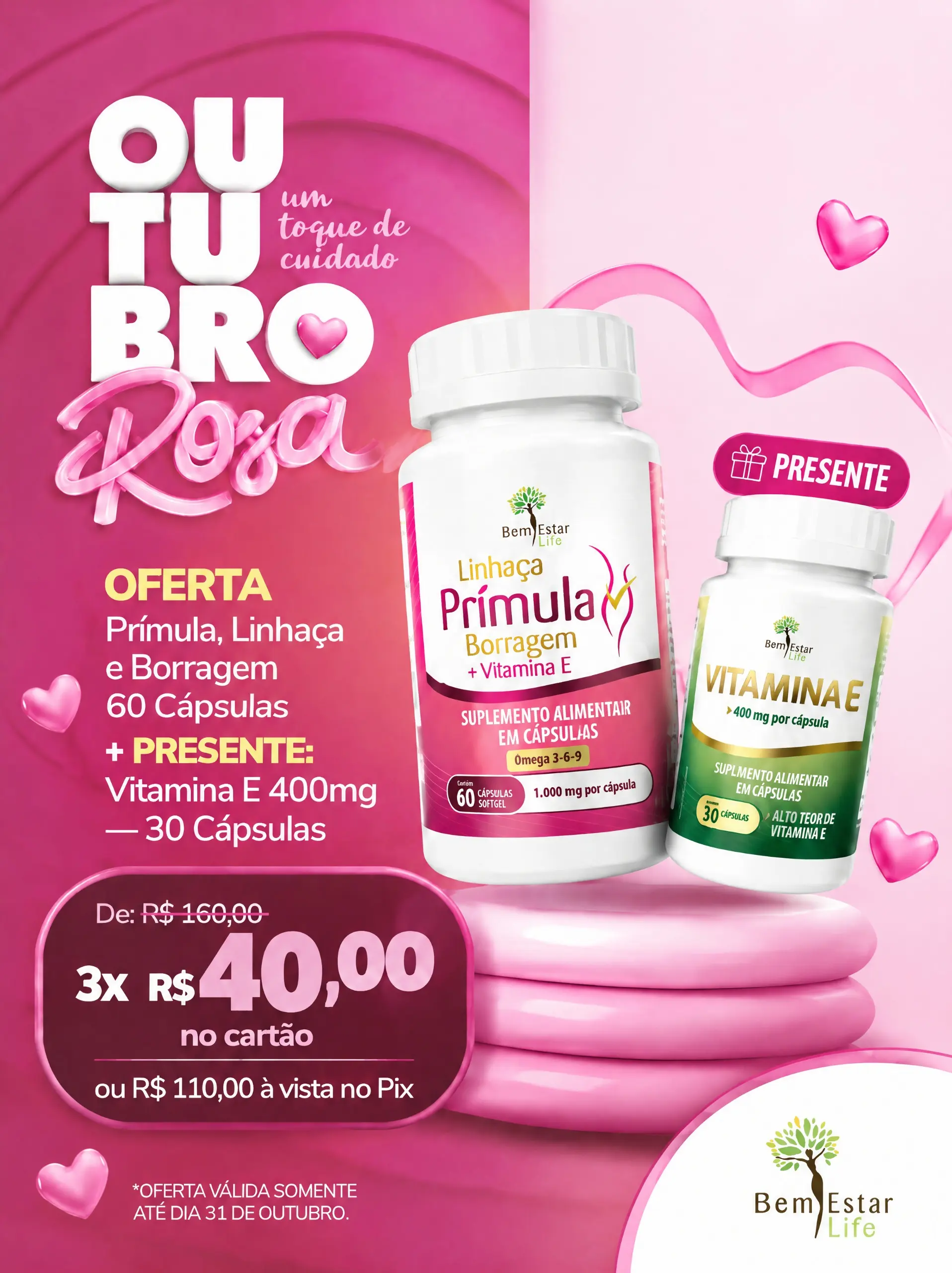 OFERTA PRIMULA 60 CAPS + BRINDE VITAMINA E DE 30 CAPSULAS OFERTA PRIMULA 60 CAPS + BRINDE VITAMINA E DE 30 CAPSULAS