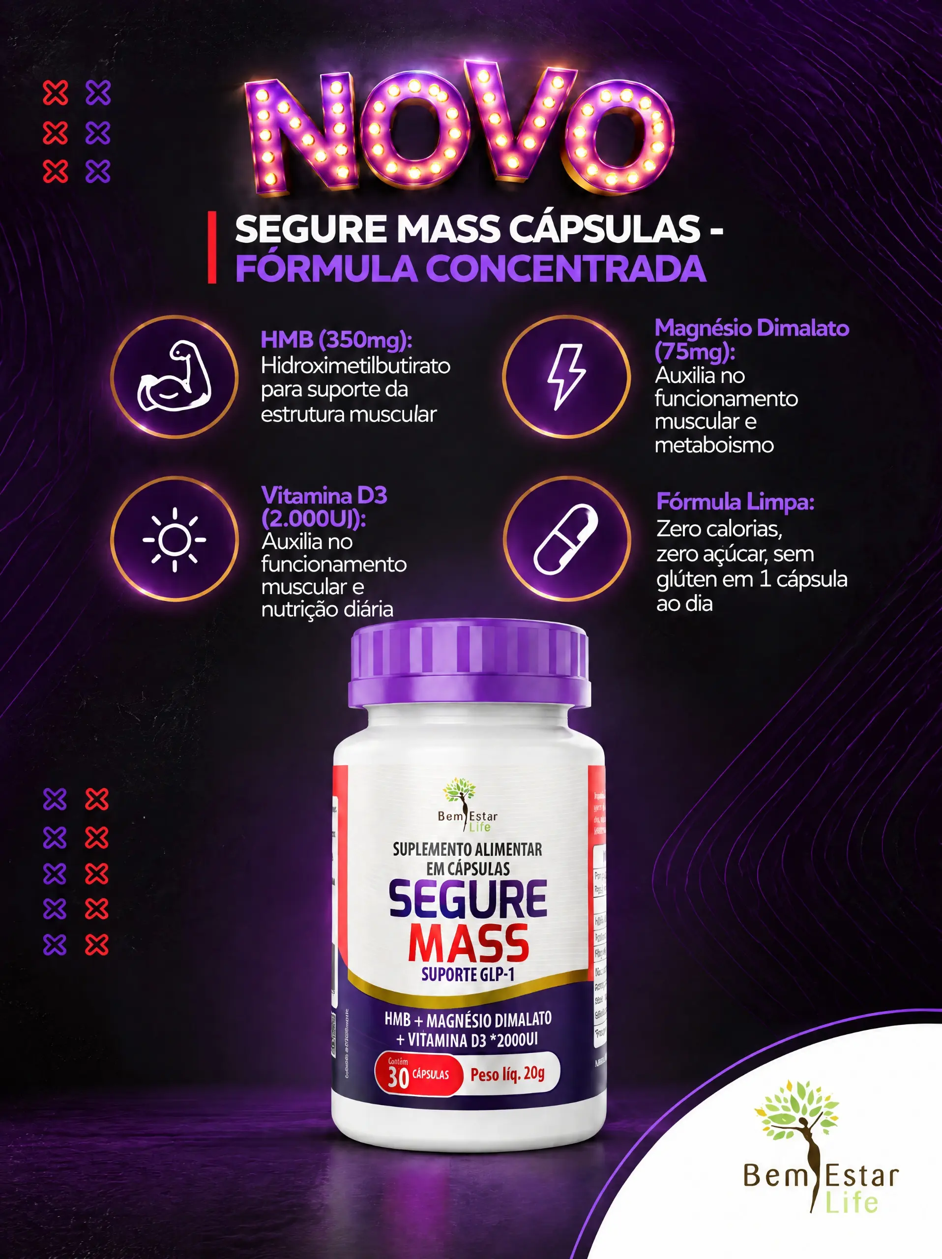 SEGURE MASS - 30 CAPSULAS